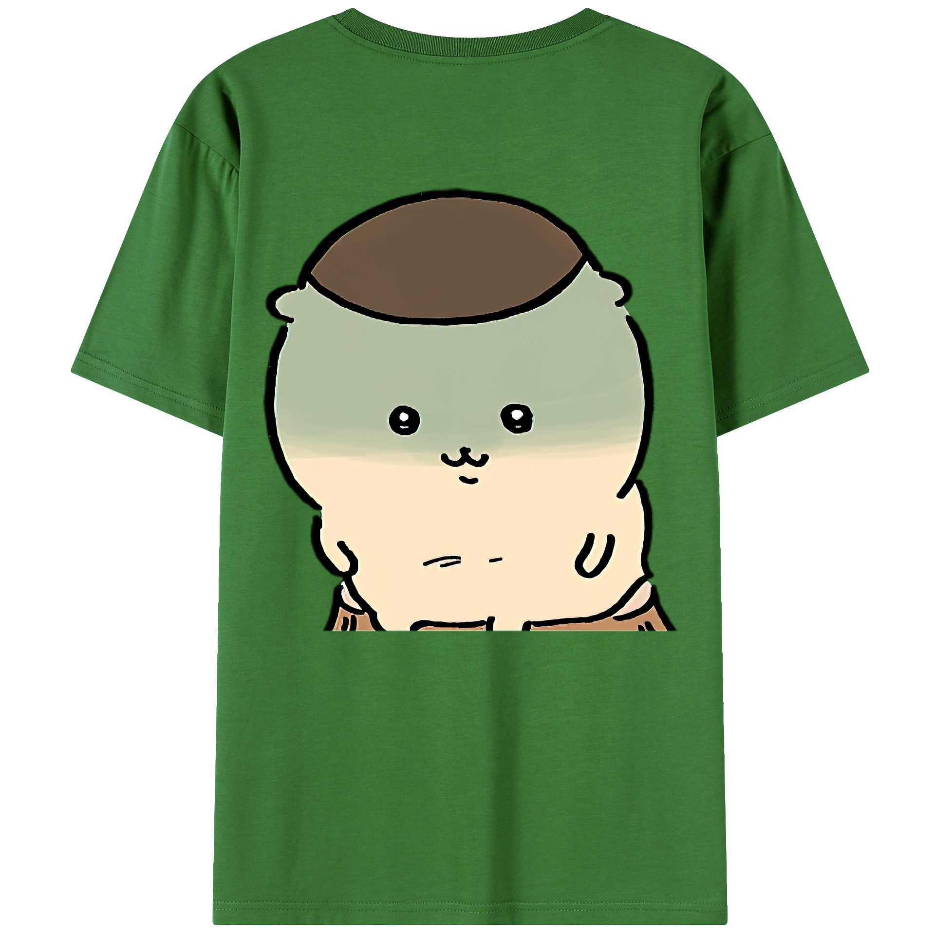 （画像用） ちいかわ くりまんじゅう Chii-kawa kuri manjū レディース半袖Tシャツ(バックプリント)